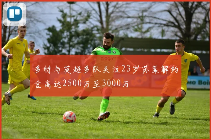 多特与英超多队关注23岁苏莱解约金高达2500万至3000万